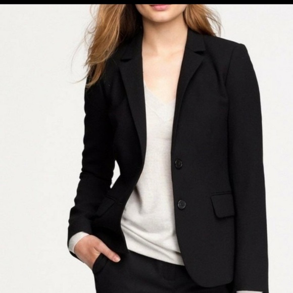 J Crew Bi Stretch Parke Blazer 0 petite